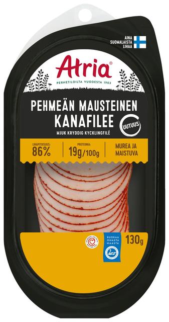 Atria Pehmeän Mausteinen Kanafilee 130g