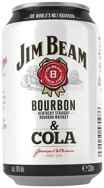 Jim Beam & Cola muu alkohoolne jook 4,5%vol 330 ml