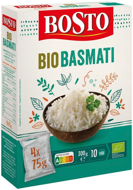 Bosto bio basmati riis 4x75g