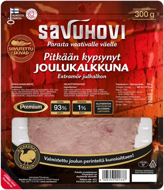 Savuhovi joulukalkkuna siivu 300g