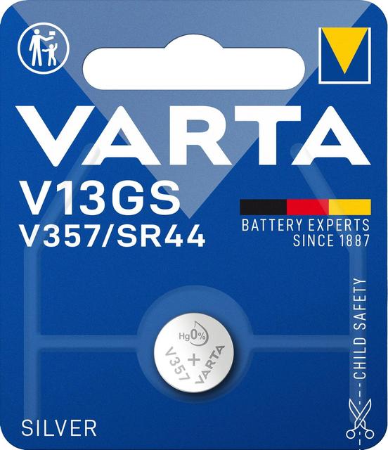 VARTA SILVER Coin V13GS/V357/SR44 1kpl