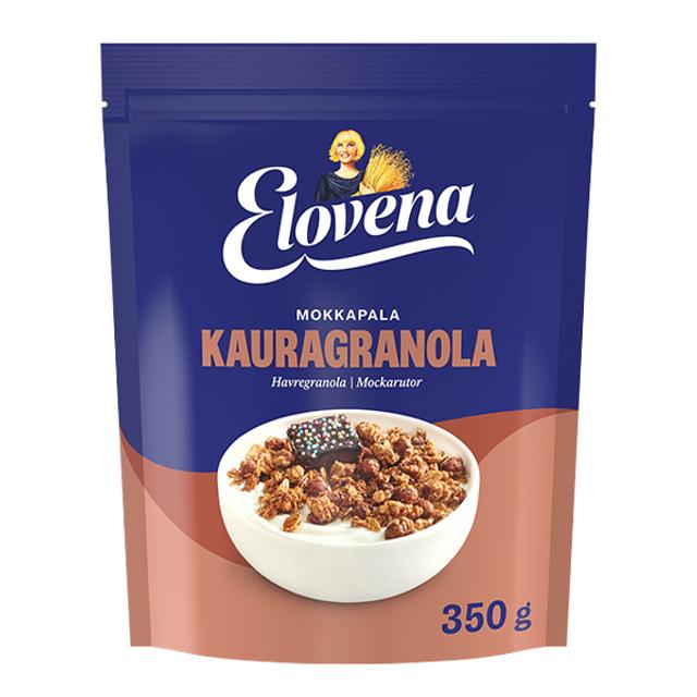 Elovena 350g mokkapalanmakuinen kauragranola