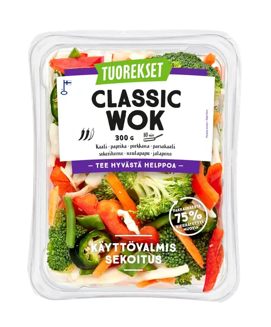 Tuorekset Classic Wok kasvissekoitus 300g