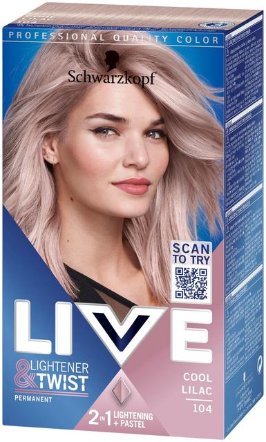 Schwarzkopf LIVE 104 Cool Lilac hiusväri