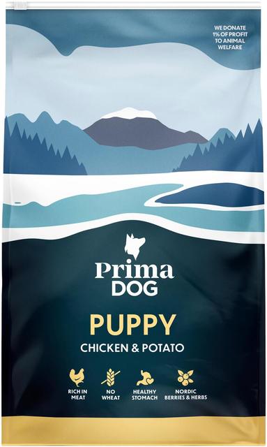 PrimaDog Kana-Peruna pennuille 3 kg