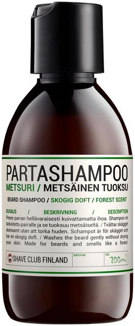 Shave Club Finland partashampoo metsuri 200ml