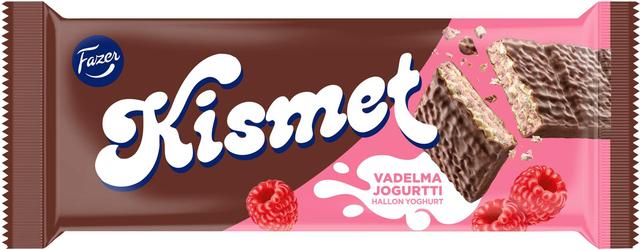 Fazer Kismet Vadelmajogurtti suklaapatukka 41g