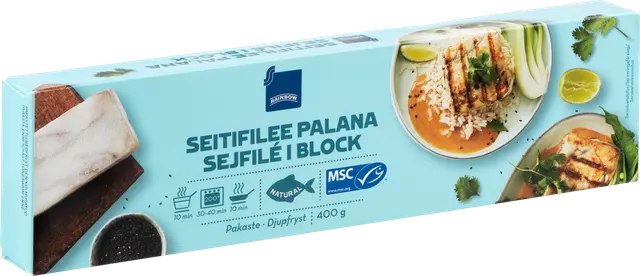 Rainbow seitifilee palana MSC pakaste 400g