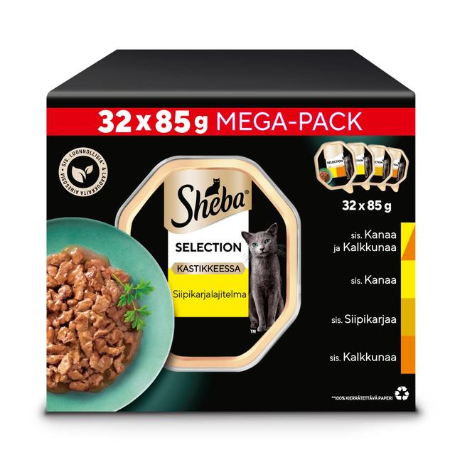 Sheba Select Slices Siipikarjaherkut kastikkeessa (32 x 85 g)