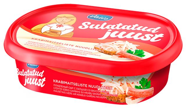 Valio sulatatud juust krabimaitseliste nuudlitega 185g