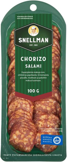 Snellman Chorizo salami 100g