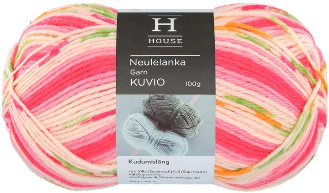 House lanka villasekoite Kuvio 100 g Pink/white/lt.green 81062