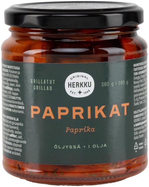 Herkku grillatut paprikat 280/180 g