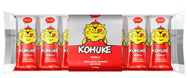 Tere Kohuke vanilli multipakk 7x40g