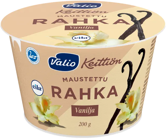 Valio Keittiön maustettu rahka 200 g vanilja laktoositon