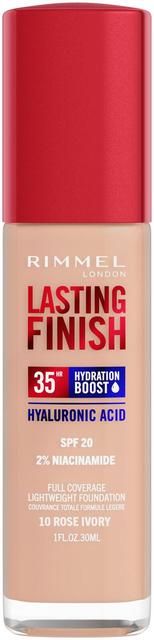 Rimmel Lasting Finish 35H Foundation meikkivoide 30ml, 010 Rose Ivory