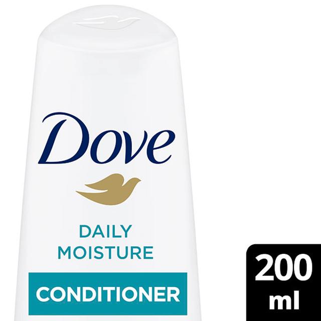 Dove Daily Moisture hoitoaine vahvistaa ja suojaa hiuksia ulkoisilta rasitteilta 200 ml