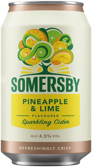 Somersby Pineapple Lime siideri 4,5% 0,33L tölkki