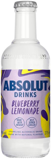 Absolut Drinks BlueberryLemonade muu alkohoolne jook 4%vol 275 ml