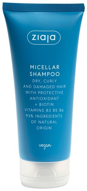 Ziaja antioxidant micellar shampoo kuiville, vaurioituneille tai kiharille hiuksille 200ml