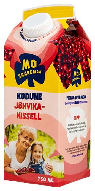 Kodune jõhvikakissell, 750 g