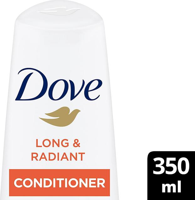 Dove  Long & Radiant Hoitoaine  hoitaa ja suojaa pitkiä hiuksia   350 ML