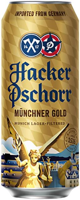 Hacker-Pschorr Münchner Gold Munich Lager 5,5% 0,5l tölkki