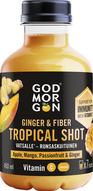God Morgon Ginger Fiber Tropical Shot 450 ml