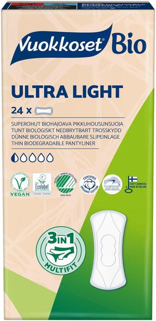 Vuokkoset Bio Ultra Light pikkuhousunsuoja 24 kpl