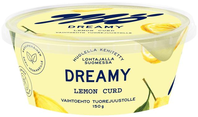 Mö Dreamy Lemon Curd vaihtoehto tuorejuustolle 150 g