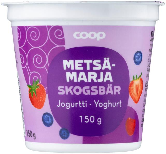Coop metsämarjajogurtti 150 g