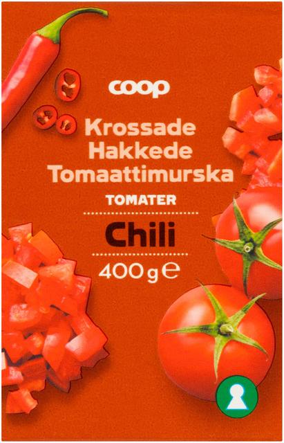 Coop tomaattimurska chili 400 g