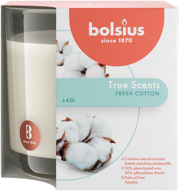 Bolsius tuoksukynttilät 95/95 fresh cotton