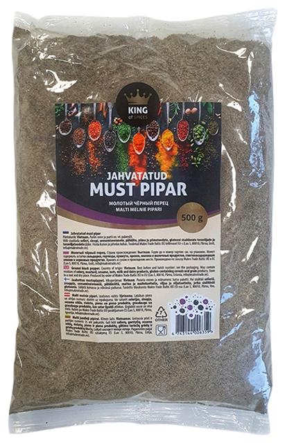 King of Spices Jahvatatud must pipar 500 g