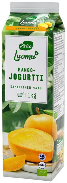 Valio Luomu™ jogurtti 1 kg mango laktoositon