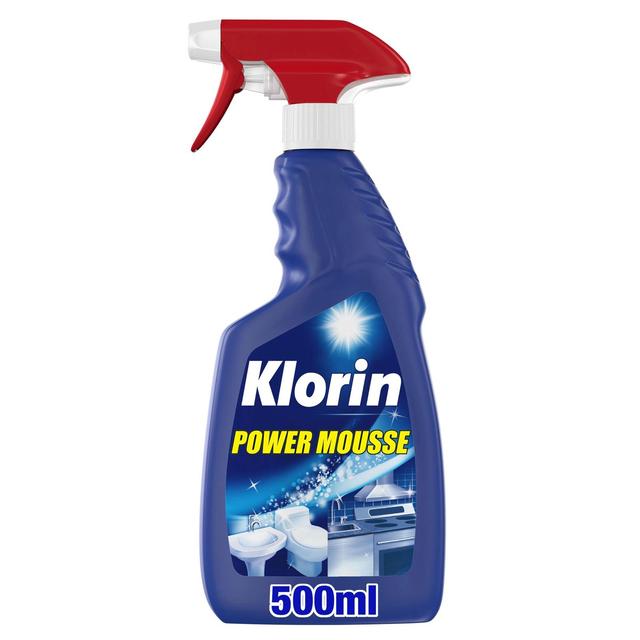 Klorin Power Mousse puhdistus- ja desinfiointi sprayvaahto 500 ml