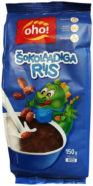 Paisutatud riis šokolaadiga 150 g