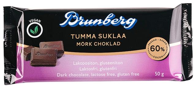 Brunberg Tumma suklaa 60 % 50g