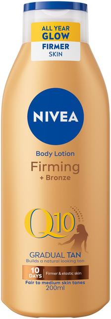 NIVEA 200ml Q10 Firming +Bronze Body Lotion -vartaloemulsio