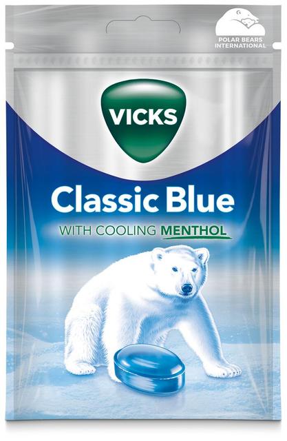 Vicks Classic Blue kurkkupastilli 72g