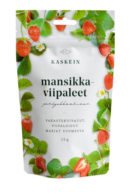 Kaskein Mansikkaviipale, pakastekuivattu 15g