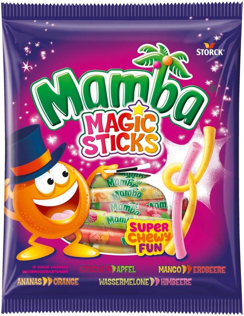 Mamba Magic Sticks 140g hedelmätoffee