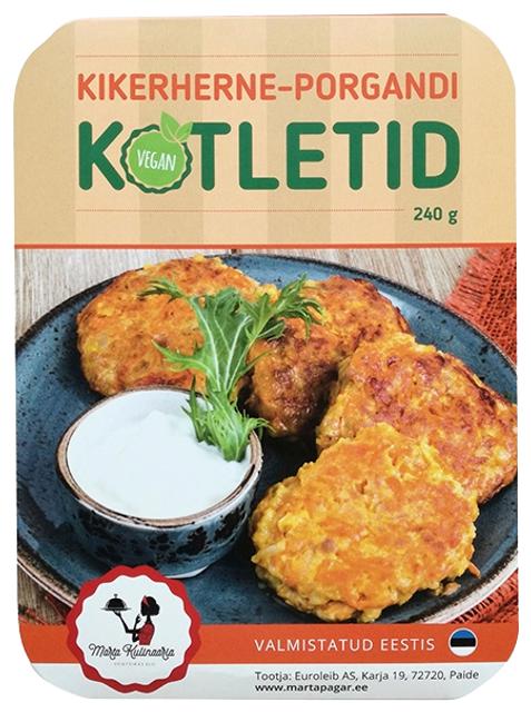 Kikerherne-porgandi kotlet 240 g