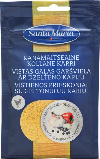 Kanamaitseaine kollane karri 24 g