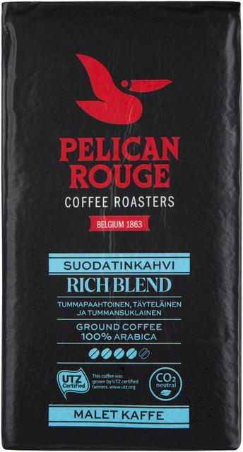 Pelican Rouge Rich Blend UTZ suodatinkahvi  500g