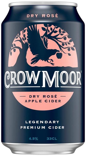 Crowmoor Dry Rosé siideri 4,5 % tlk 0,33 L