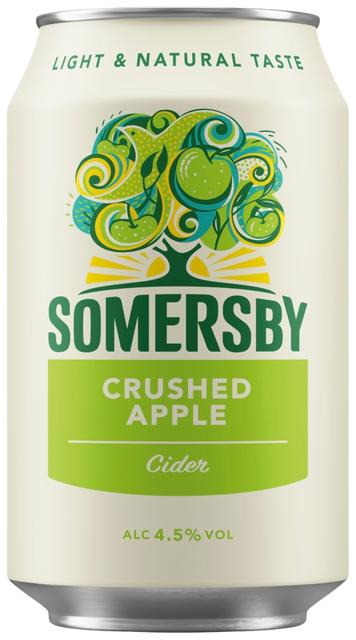Somersby Crushed Apple siideri 4,5 % tölkki0,33 L