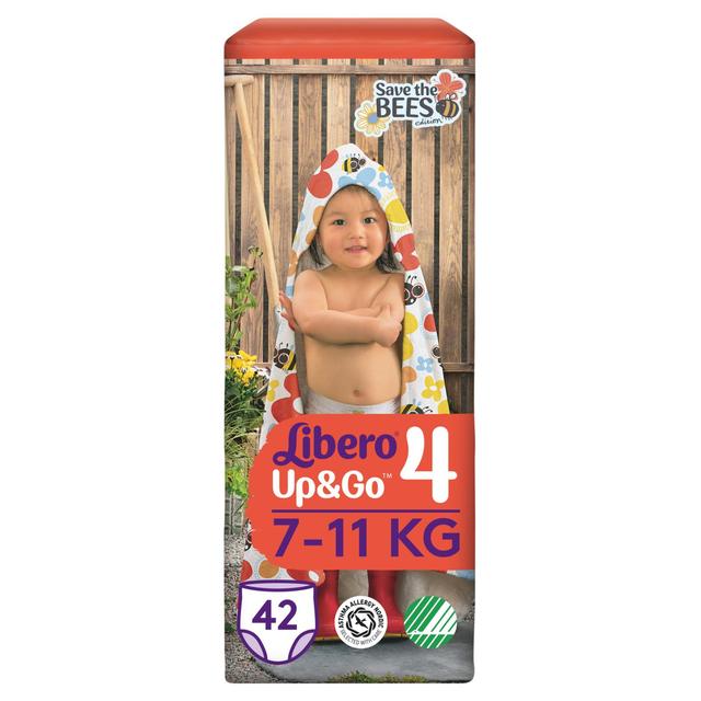 LIBERO Up&Go housuvaippa koko 4, 42kpl, 7-11 kg