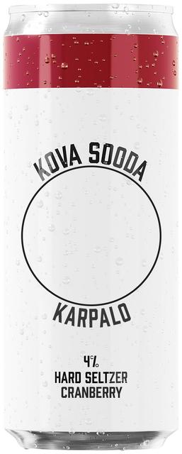 Nålla Kova Sooda Hard Seltzer Karpalo 4.0% 0,33l tölkki