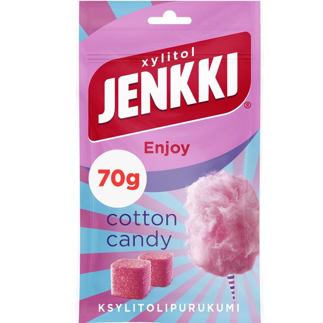 Jenkki Enjoy Cotton Candy ksylitolipurukumi 70g